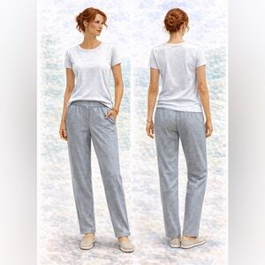 Pure Jill J Jill Eco Terry Joggers Gray Medium Pull-On Lounge Pants